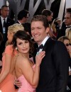 Lea Michele et Matthew Morrison prennent la pose aux Golden Globe 2011
