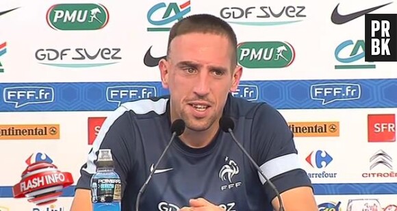 Franck Ribéry : sa langue a fourché