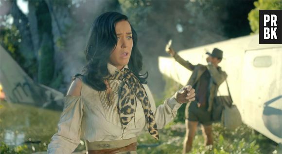 Katy Perry dans le clip de Roar