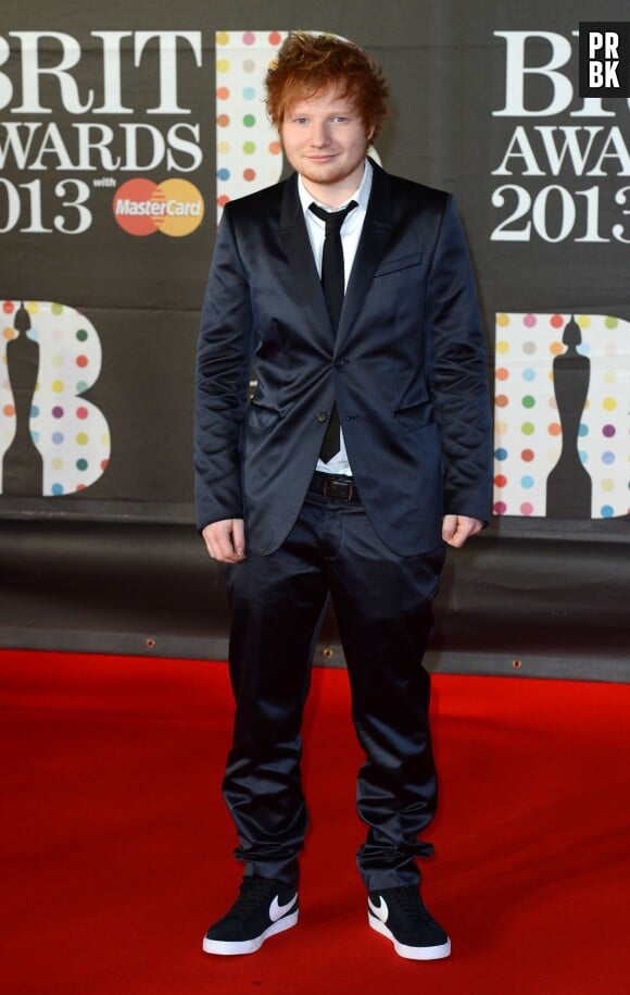 Ed Sheeran aux Brit Awards 2013