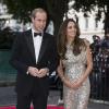 Kate Middleton et le Prince William arrivent aux Tusk Conservation Awards le 12 septembre 2013 à Londres