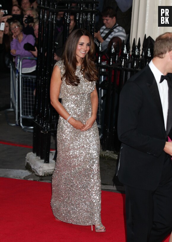 Kate Middleton arrive aux Tusk Conservation Awards le 12 septembre 2013 à Londres