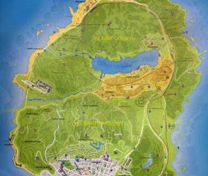 GTA 5 : s'agit-il de la carte de Los Santos, le terrain de jeu du titre ?