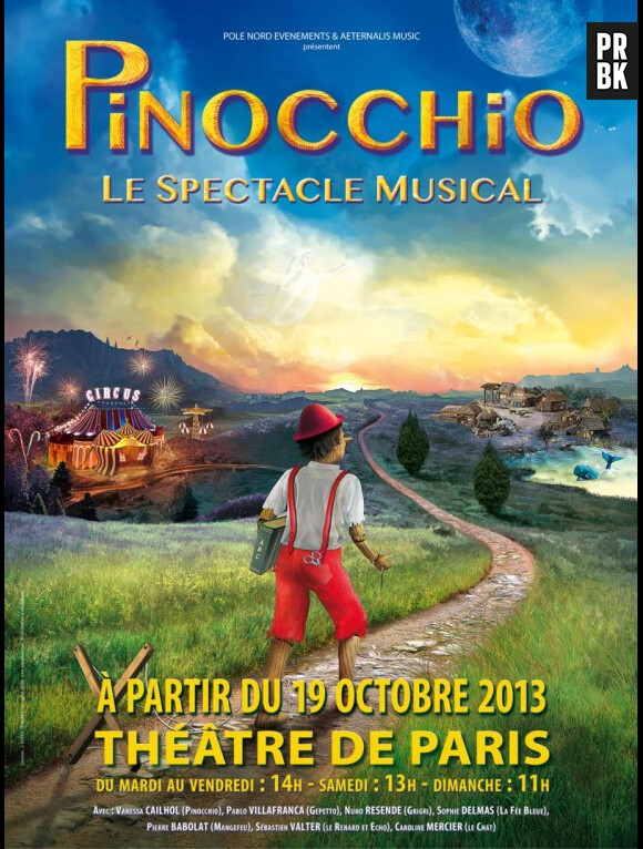 Pinocchio, à partir du 19 octobre 2013 au Théâtre de Paris