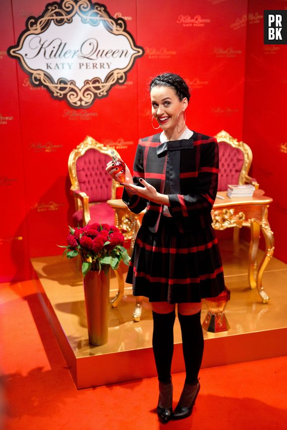 Katy Perry en Allemagne pour le lancement de son parfum "Killer Queen"