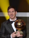 Lionel Messi pendant la cérémonie du Ballon d'or 2013