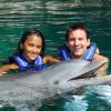 Lionel Messi et Antonella Roccuzzo à Cancun en juillet 2010