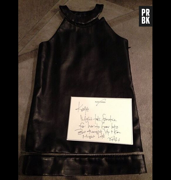 Kim Kardashian a reçu des vêtements de créateurs à la Fashion Week de Paris pour North : Alexander Wang