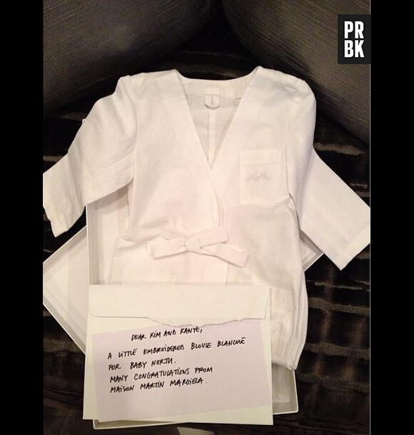 Kim Kardashian a reçu des vêtements de créateurs à la Fashion Week de Paris pour North : Maison Martin Margiela