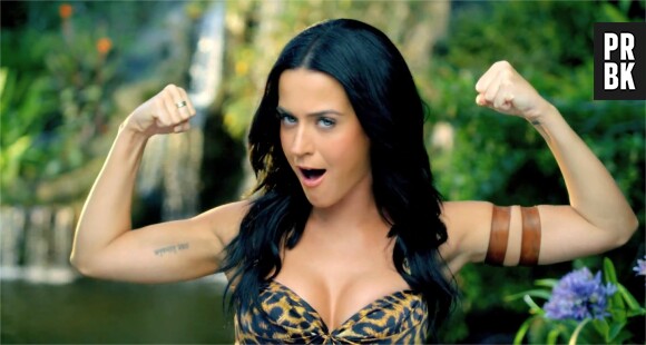 Katy Perry, dans le clip Roar