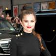 Selena Gomez : assaillie par ses fans à la sortie du Late Night de David Letterman à New-York