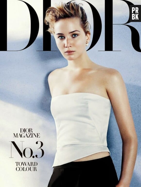 Jennifer Lawrence en Une du numéro de novembre 2013 de Dior Magazine