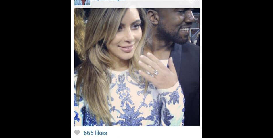 Kim Kardashian : une bague de fiançailles offerte par Kanye West à 8 millions de dollars