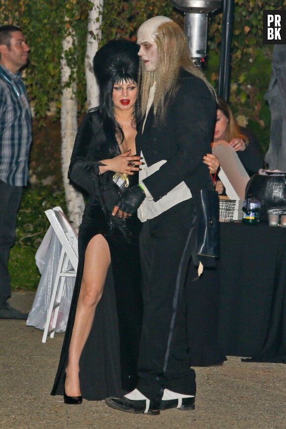 Fergie en mode sexy vampire le 26 octobre, à Los Angeles