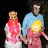 Sacha Baron Cohen encore vulgaire pendant une soirée d'Halloween, le 25 octobre, à Los Angeles