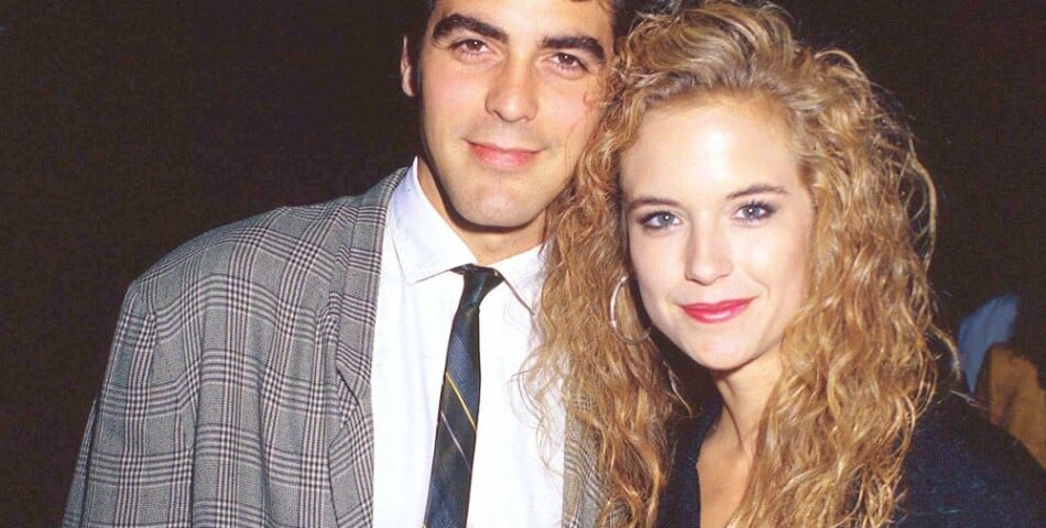 George Clooney et Kelly Preston en 1988.