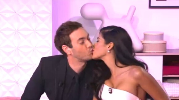 Ayem Nour : un kiss avec Adrien Rohard pour son émission Ca va s'en rire