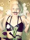 Lady Gaga en mode moustache sur Instagram
