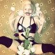 Lady Gaga en mode moustache sur Instagram