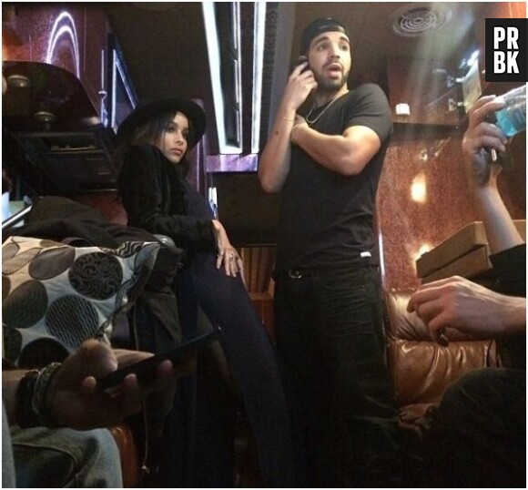 Drake et Zoe Kravitz en novembre 2013