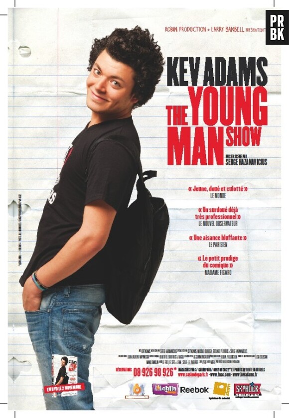 Kev Adams : après "The Young Man Show", il est de retour sur scène avec son nouveau spectacle "Voilà voilà"