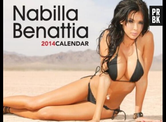 Nabilla Benattia a posé pour un calendrier 2014 sexy commercialisé sur Internet.
