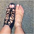 Kim Kardashian : pieds gonflés sur Instagram, en mai 2013