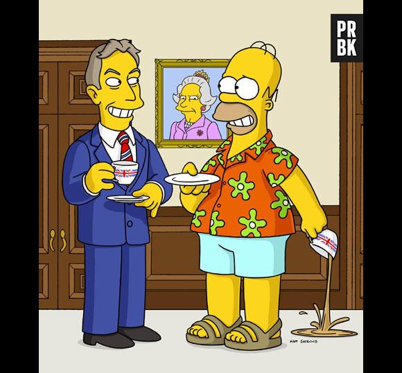 Tony Blair dans Les Simpson