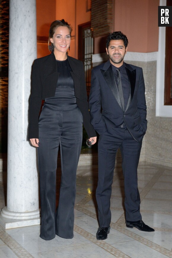 Jamel Debbouze et Mélissa Theuriau complices au 13ème Festival du Film de Marrakech, ce dimanche 1er décembre 2013