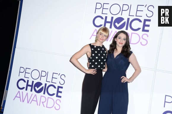People's Choice Awards 2014 : Beth Behrs et Kat Dennings de 2 Broke Girls à l'animation