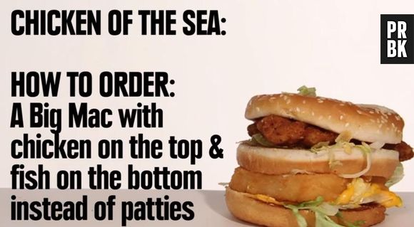 Les menus secrets de McDo se dévoilent