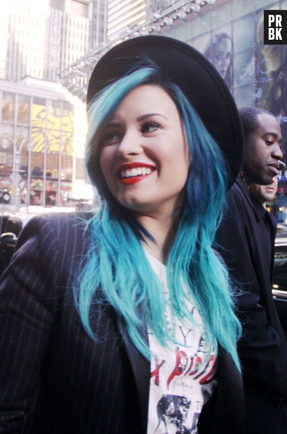 Demi Lovato et ses cheveux verts