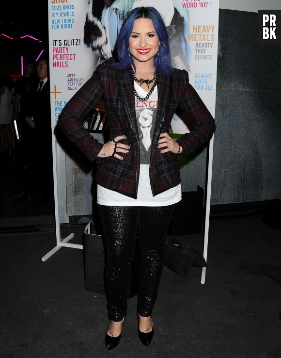 Demi Lovato et ses cheveux bleus