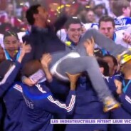 Cyril Hanouna déshabillé par les handballeurs français, Enora Malagré s&#039;étale