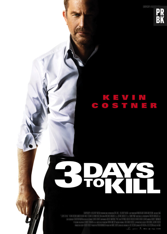 3 Days to Kill : affiche du film avec Kevin Costner et Amber Heard