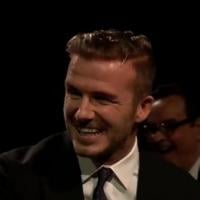 David Beckham ruine son brushing avec des oeufs à la télé US