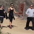 Lea Michele : randonnée familiale à Los Angeles, le 3 février 2014