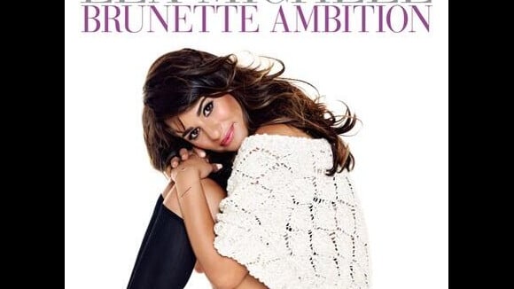 Lea Michele dévoile la couv' de son livre "Brunette Ambition"