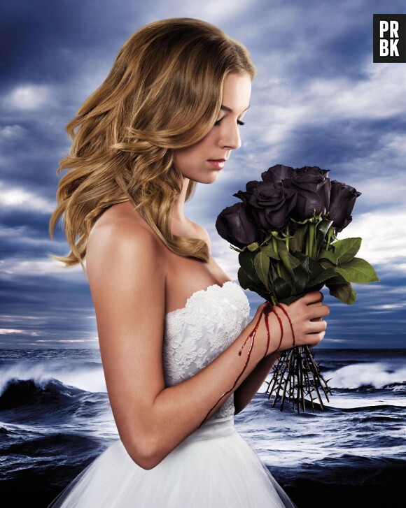 Revenge saison 3 : Emily VanCamp en mariée sur une photo