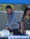 Kylie Jenner et son père Bruce Jenner, lors d'une brocante en famille