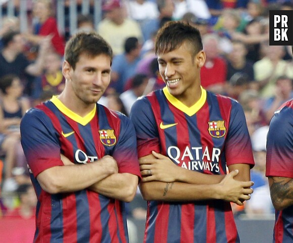 Neymar et Lionel Messi, duo de choc et complice du FC Barcelone