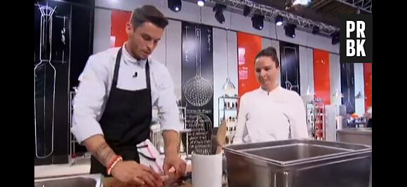 Top Chef 2014 : Baptiste Giabiconi passe en cuisine avec Anne-Cécile Degenne