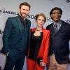 Captain America 2 : Captain America 2 : Scarlett Johansson, Chris Evans et Samuel Lee Jackson à l'avant-première à Paris le 17 mars 2014
