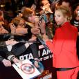 Captain America 2 : Scarlett Johansson à l'avant-première à Paris le 17 mars 2014
