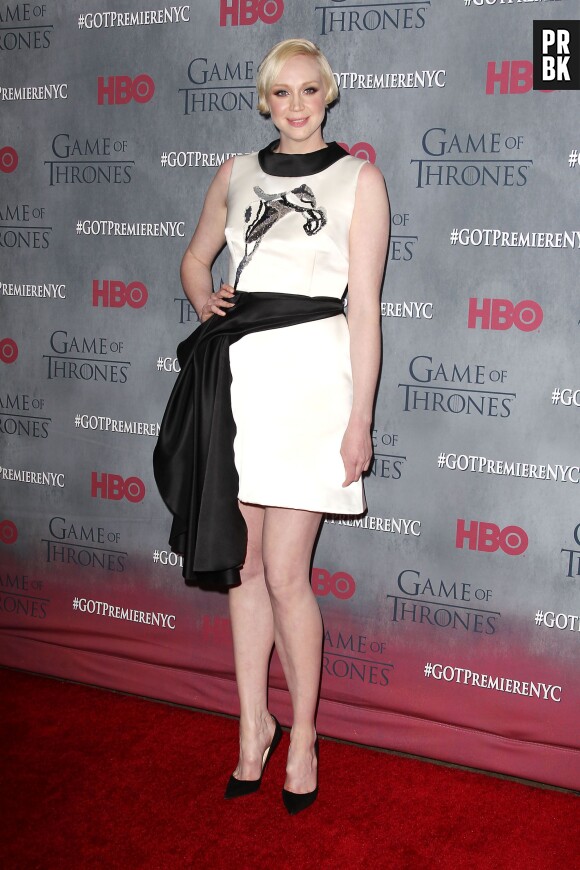 Gwendoline Christie à l'avant-première de la saison 4 de Game of Thrones à New York le 18 mars 2014