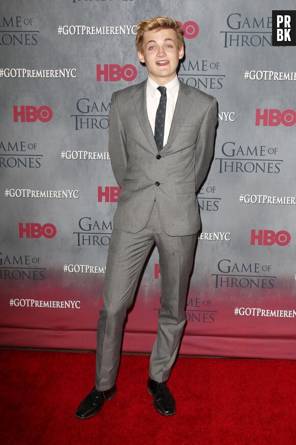Jack Gleeson à l'avant-première de la saison 4 de Game of Thrones à New York le 18 mars 2014