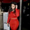 Kim Kardashian toute en rouge et moulée à Beverly Hills, le 19 mars 2014