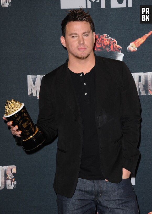 Channing Tatum remporte le Trailblazer Award aux MTV Movie Awards 2014 le 13 avril 2014