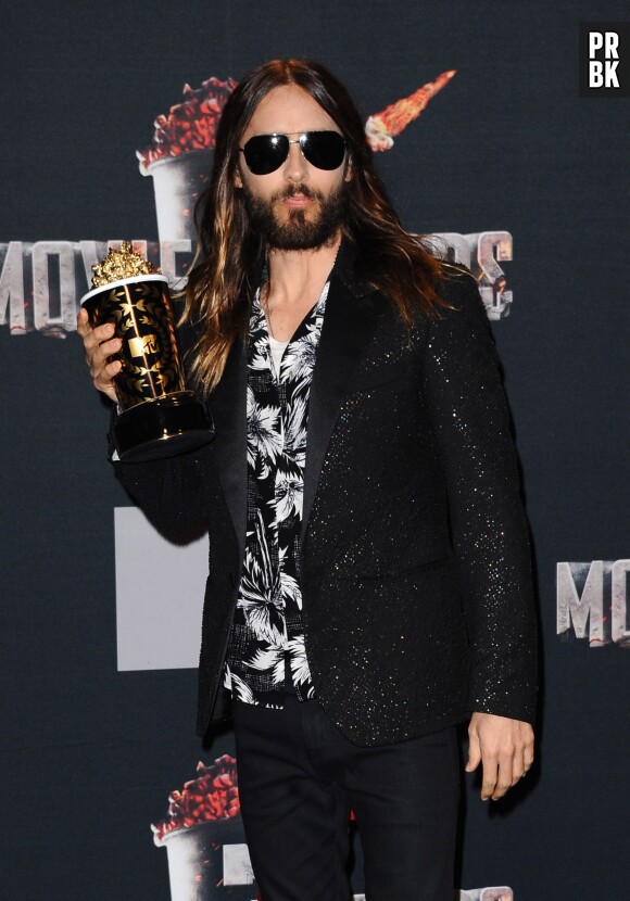 Jared Leto remporte le prix de Meilleure transformation aux MTV Movie Awards 2014 le 13 avril 2014