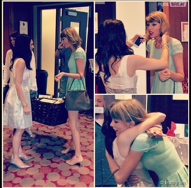 Taylor Swift fait une surprise à une fan dans l'Ohio et participe à son enterrement de vie de jeune fille, avril 2014